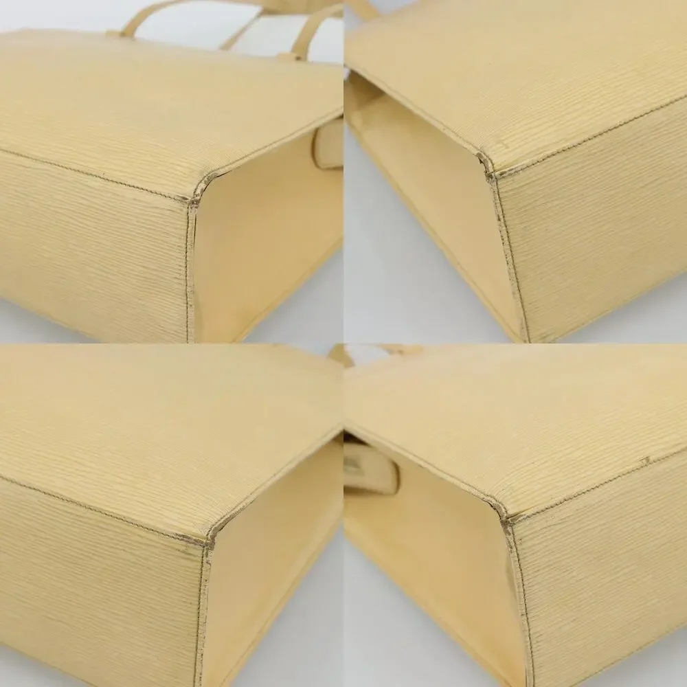 Louis Vuitton Epi Croisette GM Tote Bag White